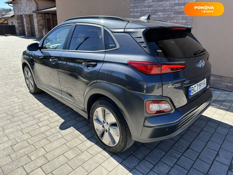 Hyundai Kona, 2020, Електро, 122 тис. км, Позашляховик / Кросовер, Сірий, Мостиська Cars-Pr-66857 фото