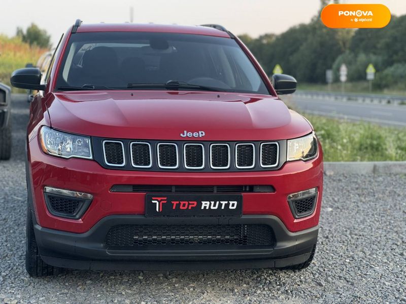 Jeep Compass, 2019, Бензин, 2.4 л., 105 тис. км, Позашляховик / Кросовер, Червоний, Львів 108049 фото