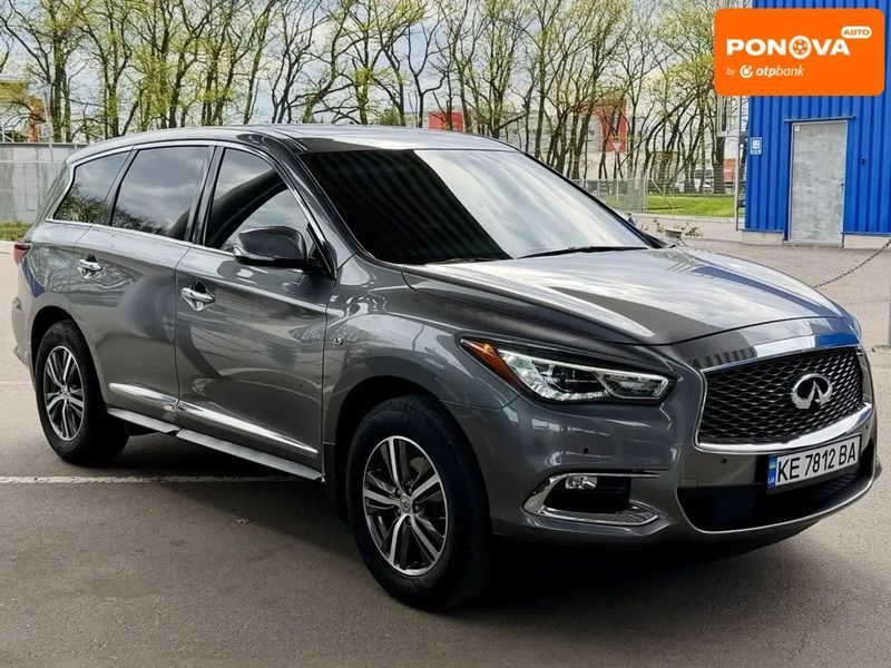 Infiniti QX60, 2018 г., Бензин, 160 тыс. км, Внедорожник / Кроссовер, Серый, Днепр (Днепропетровск) AT-10417075 фото