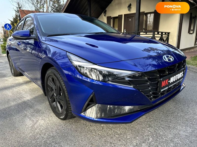 Hyundai Elantra, 2022, Бензин, 2 л., 19 тис. км, Седан, Синій, Київ 100989 фото