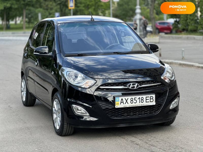 Hyundai i10, 2013, Бензин, 1.25 л., 96 тис. км, Хетчбек, Чорний, Харків 49868 фото