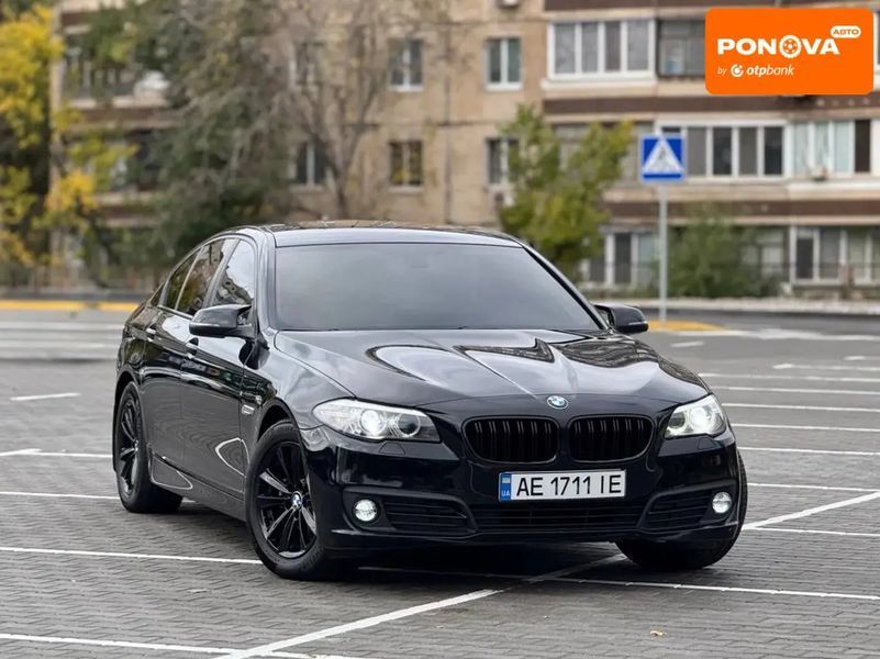 BMW 5 Series, 2016 г., Бензин, 102 тыс. км, Седан, Чорный, Кривой Рог AT-10406990 фото