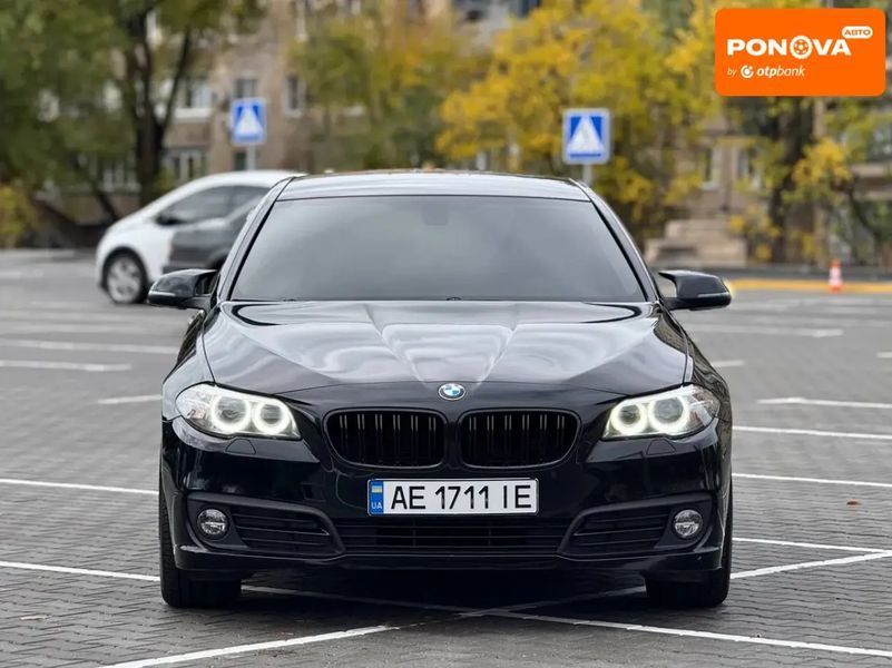 BMW 5 Series, 2016 г., Бензин, 102 тыс. км, Седан, Чорный, Кривой Рог AT-10406990 фото