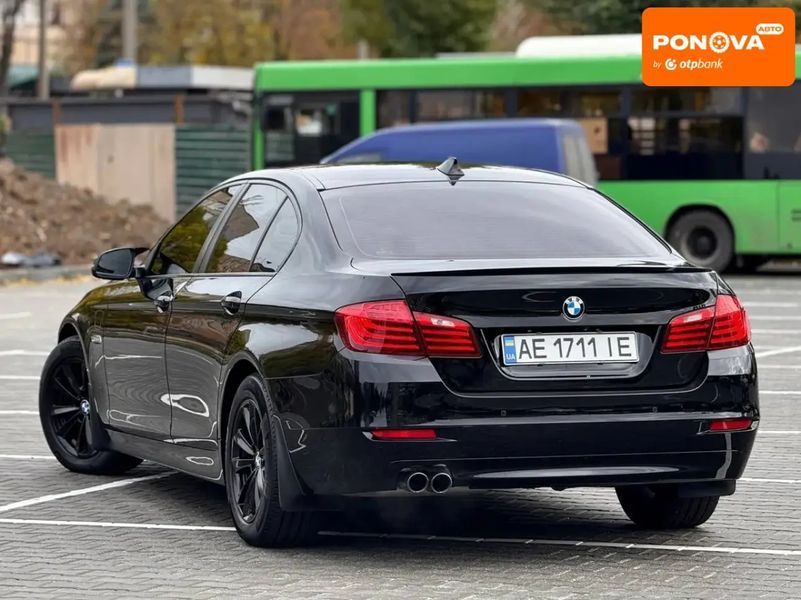 BMW 5 Series, 2016 г., Бензин, 102 тыс. км, Седан, Чорный, Кривой Рог AT-10406990 фото