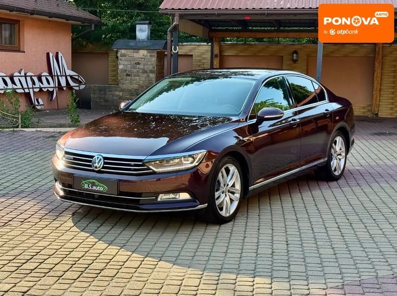Volkswagen Passat, 2016 г., Дизель, 245 тыс. км, Седан, Красный, Мукачево AT-10402584 фото