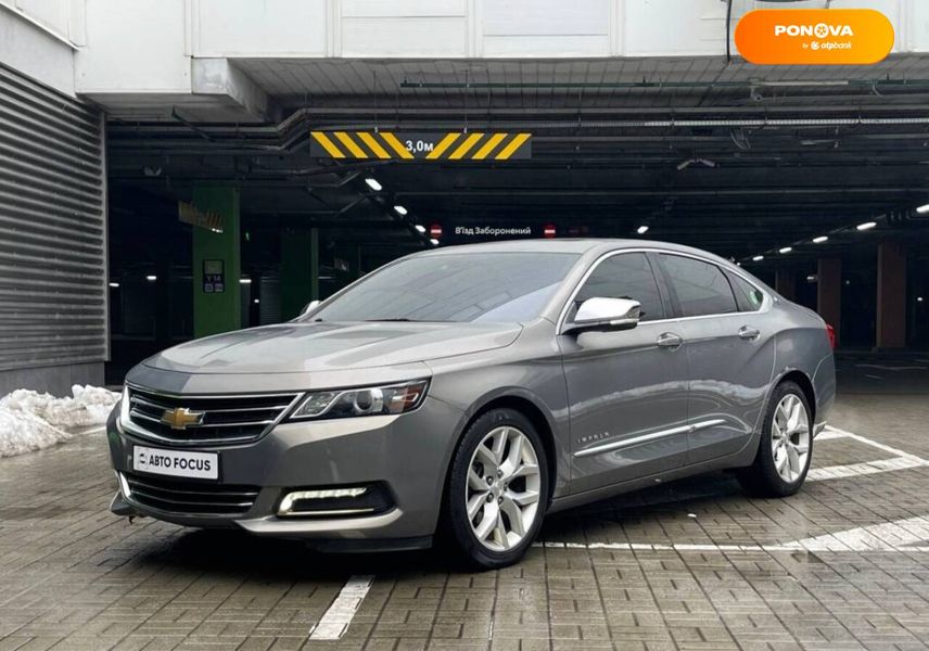 Chevrolet Impala, 2016, Бензин, 2.46 л., 243 тис. км, Седан, Сірий, Київ 11544 фото