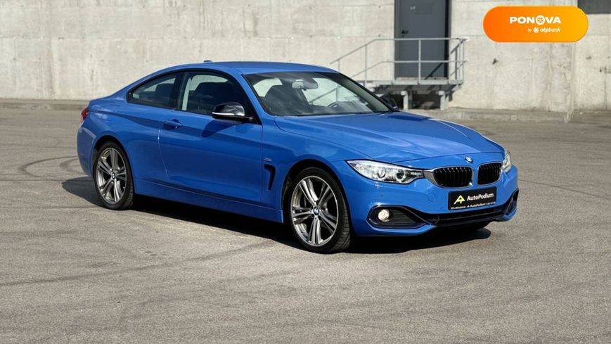 BMW 4 Series, 2017, Бензин, 2 л., 48 тыс. км, Купе, Синий, Киев 43473 фото