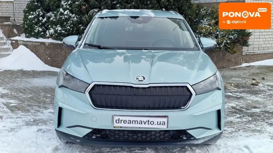 Skoda Enyaq iV, 2021 р., Електро, 149 тис. км, Позашляховик / Кросовер, Синій, Дніпро (Дніпропетровськ) AT-10408545 фото