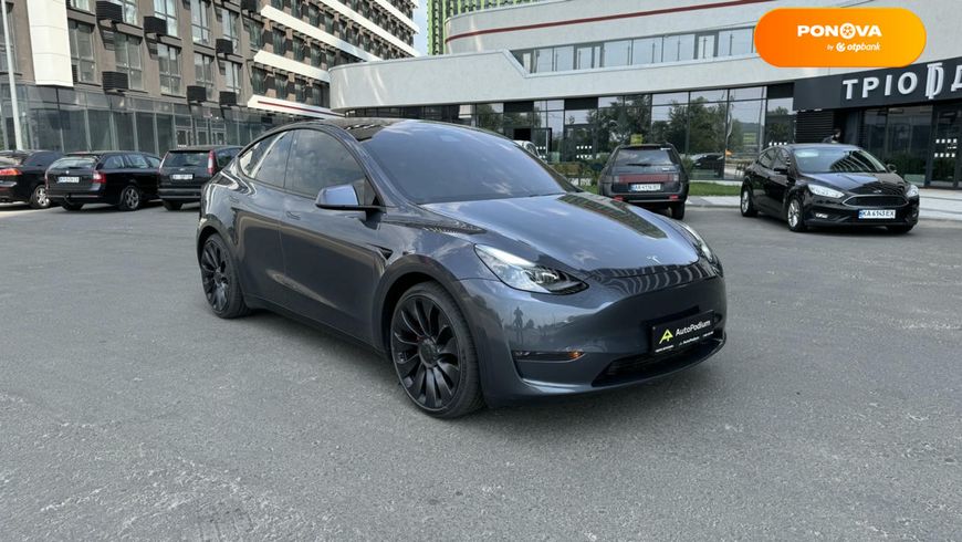 Tesla Model Y, 2021, Електро, 26 тис. км, Позашляховик / Кросовер, Сірий, Київ 109878 фото