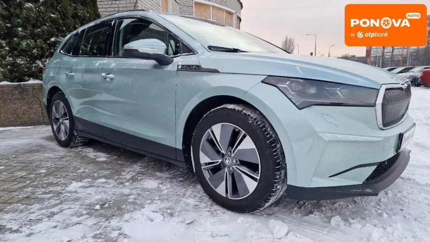 Skoda Enyaq iV, 2021 р., Електро, 149 тис. км, Позашляховик / Кросовер, Синій, Дніпро (Дніпропетровськ) AT-10408545 фото