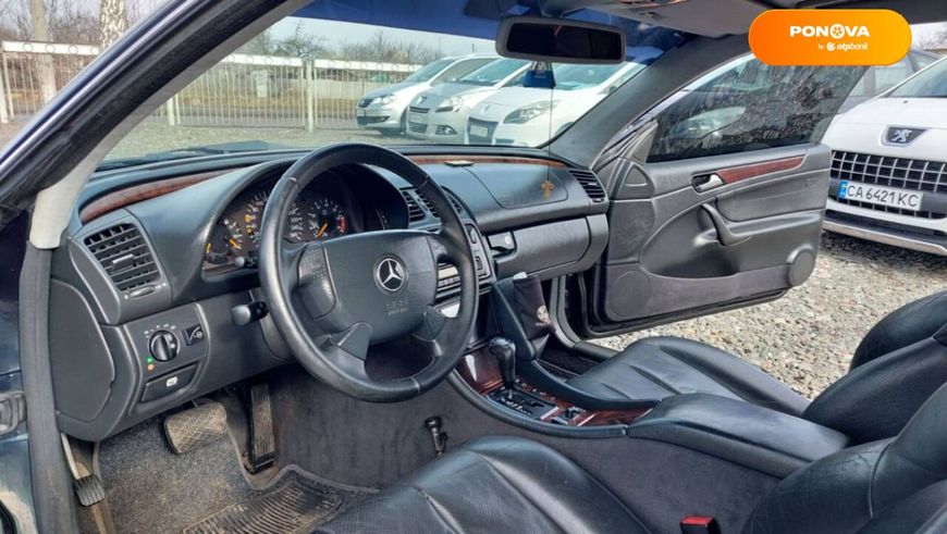 Mercedes-Benz CLK-Class, 1998, Газ пропан-бутан / Бензин, 3.2 л., 300 тис. км, Купе, Синій, Сміла 21753 фото
