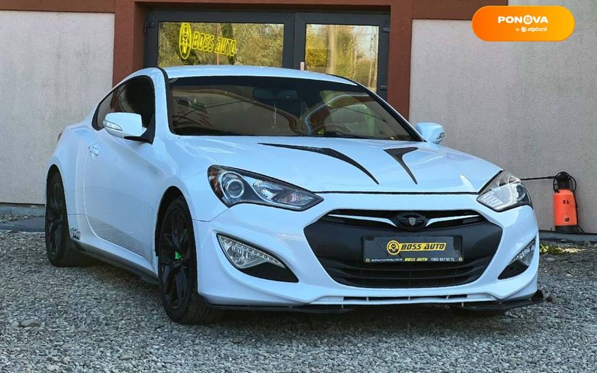 Hyundai Genesis Coupe, 2014, Бензин, 3.78 л., 49 тыс. км, Купе, Белый, Коломыя 17379 фото