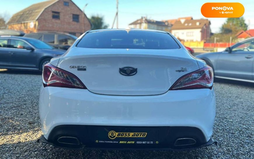 Hyundai Genesis Coupe, 2014, Бензин, 3.78 л., 49 тыс. км, Купе, Белый, Коломыя 17379 фото