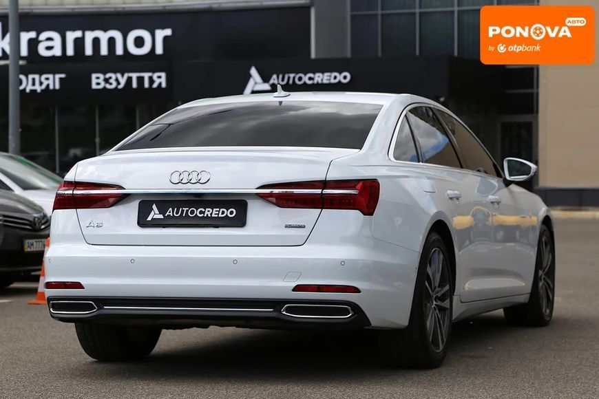 Audi A6, 2020 р., Бензин, 95 тис. км, Седан, Білий, Київ AT-10418564 фото