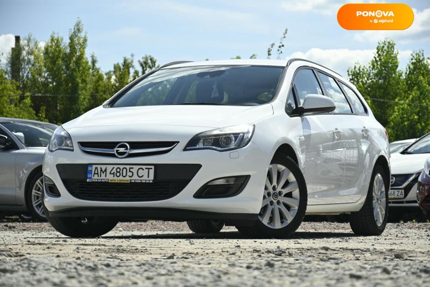 Opel Astra, 2015, Дизель, 1.6 л., 241 тыс. км, Универсал, Белый, Бердичев 111159 фото