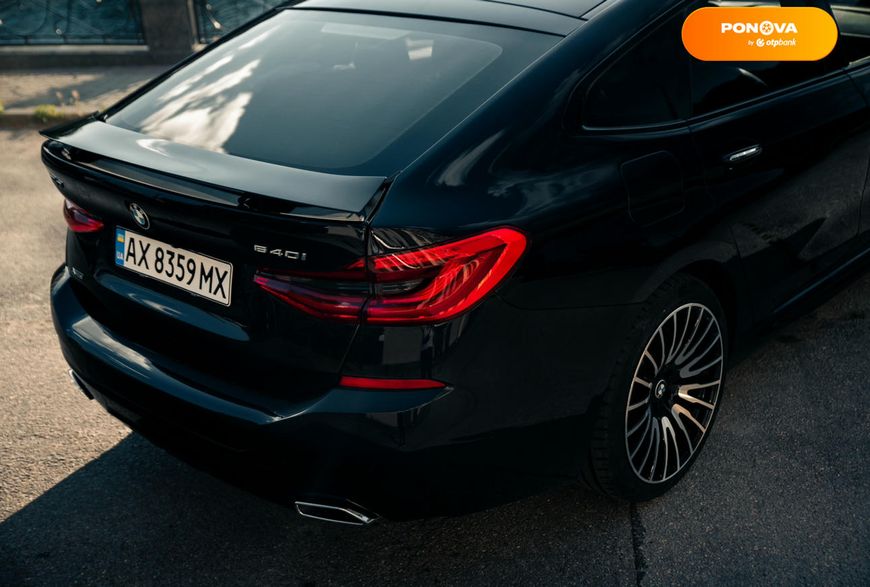 BMW 6 Series GT, 2018, Бензин, 3 л., 147 тыс. км, Лифтбек, Чорный, Киев Cars-Pr-94222 фото