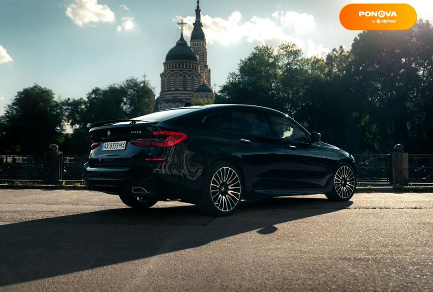 BMW 6 Series GT, 2018, Бензин, 3 л., 147 тис. км, Ліфтбек, Чорний, Київ Cars-Pr-94222 фото