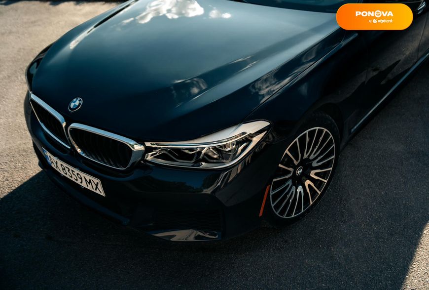 BMW 6 Series GT, 2018, Бензин, 3 л., 147 тис. км, Ліфтбек, Чорний, Київ Cars-Pr-94222 фото