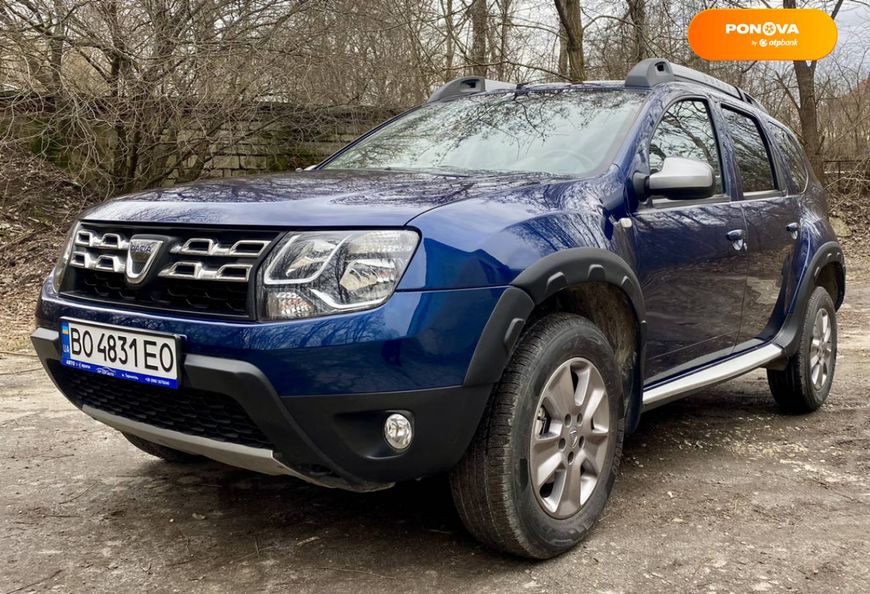 Dacia Duster, 2015, Бензин, 1.2 л., 136 тис. км, Позашляховик / Кросовер, Синій, Тернопіль Cars-Pr-65992 фото