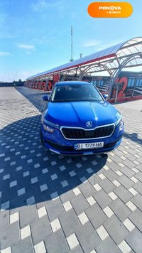 Skoda Kamiq, 2021, Бензин, 1.6 л., 23 тис. км, Позашляховик / Кросовер, Синій, Полтава Cars-Pr-142243 фото