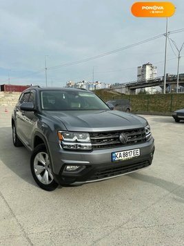 Volkswagen Atlas, 2017, Бензин, 3.6 л., 140 тис. км, Позашляховик / Кросовер, Сірий, Київ Cars-Pr-243356 фото