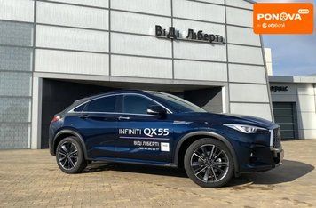 Infiniti QX55, 2024 г., Бензин, 1 тыс. км, Внедорожник / Кроссовер, Синий, Киев AT-10427061 фото