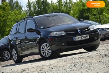 Renault Megane, 2009, Бензин, 1.6 л., 240 тис. км, Універсал, Чорний, Бердичів 110262 фото