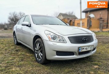 Infiniti G35, 2008, Газ пропан-бутан / Бензин, 3.5 л., 201 тис. км, Седан, Сірий, Суми Cars-Pr-261005 фото