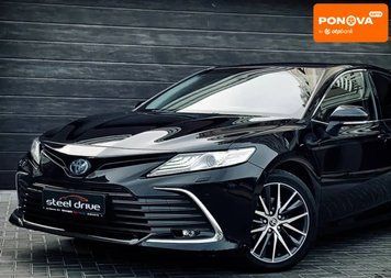 Toyota Camry, 2021 р., Гібрид (HEV), 109 тис. км, Седан, Чорний, Миколаїв AT-10412940 фото