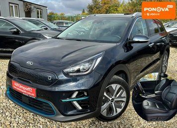 Kia Niro, 2021 г., Електро, 57 тыс. км, Внедорожник / Кроссовер, Синий, Сопошин AT-10423727 фото