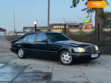 Mercedes-Benz S-Class, 1998, Газ пропан-бутан / Бензин, 294 тис. км, Седан, Чорний, Київ 250475 фото