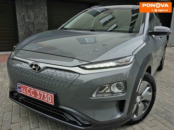 Hyundai Kona, 2019, Електро, 57 тис. км, Позашляховик / Кросовер, Сірий, Тернопіль Cars-Pr-276996 фото