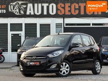 Hyundai i10, 2011 р., Газ пропан-бутан / Бензин, 161 тис. км, Хетчбек, Чорний, Харків AT-10425655 фото