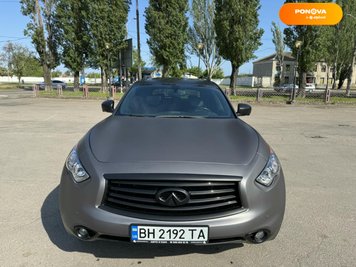 Infiniti QX70, 2015, Бензин, 3.7 л., 110 тис. км, Позашляховик / Кросовер, Сірий, Одеса Cars-Pr-244052 фото