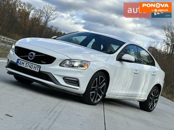 Volvo S60, 2018, Бензин, 2 л., 155 тис. км, Седан, Білий, Житомир Cars-Pr-263765 фото