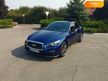 Infiniti Q50, 2017, Бензин, 3 л., 82 тис. км, Седан, Синій, Полтава Cars-Pr-246125 фото