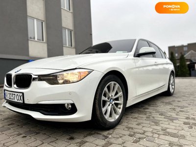 BMW 3 Series, 2016, Бензин, 2 л., 102 тыс. км, Седан, Белый, Ірпінь Cars-Pr-68675 фото