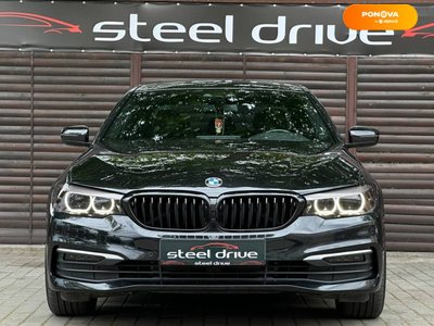BMW 5 Series, 2017, Бензин, 2 л., 186 тыс. км, Седан, Чорный, Одесса 46150 фото
