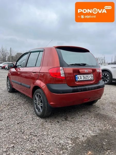 Hyundai Getz, 2007 р., Бензин, 188 тис. км, Хетчбек, Червоний, Черкаси AT-10412354 фото