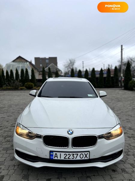 BMW 3 Series, 2016, Бензин, 2 л., 102 тыс. км, Седан, Белый, Ірпінь Cars-Pr-68675 фото