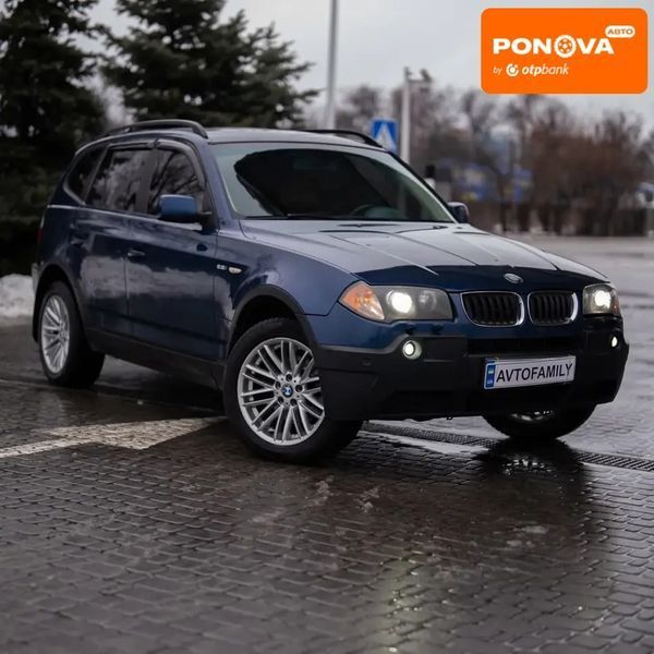 BMW X3, 2004 р., Газ пропан-бутан / Бензин, 416 тис. км, Позашляховик / Кросовер, Чорний, Дніпро (Дніпропетровськ) AT-10411543 фото