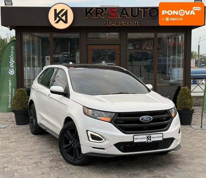Ford Edge, 2018 г., Бензин, 123 тыс. км, Внедорожник / Кроссовер, Белый, Харьков AT-10418317 фото