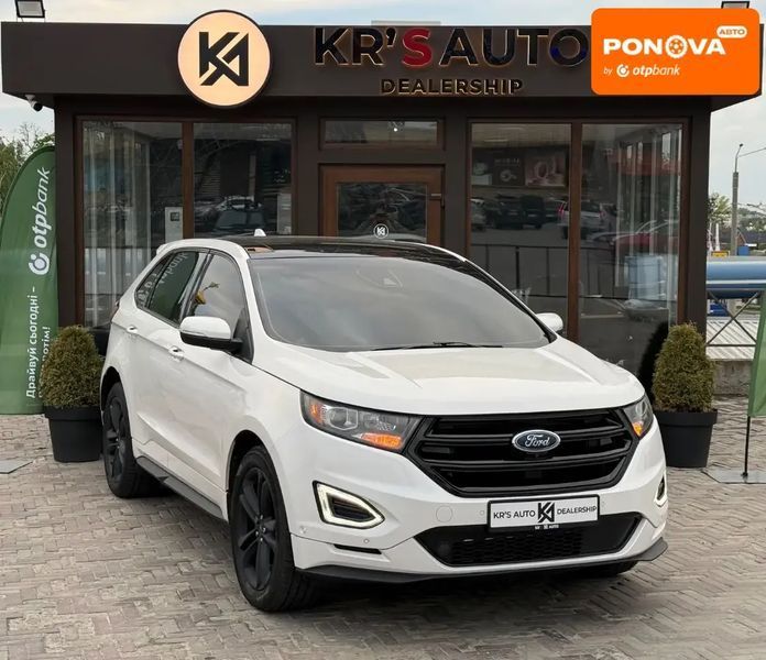 Ford Edge, 2018 г., Бензин, 123 тыс. км, Внедорожник / Кроссовер, Белый, Харьков AT-10418317 фото