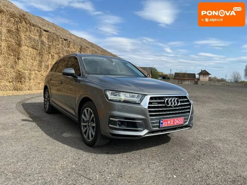 Audi Q7, 2018 р., Бензин, 180 тис. км, Позашляховик / Кросовер, Сірий, Ковель AT-10415704 фото