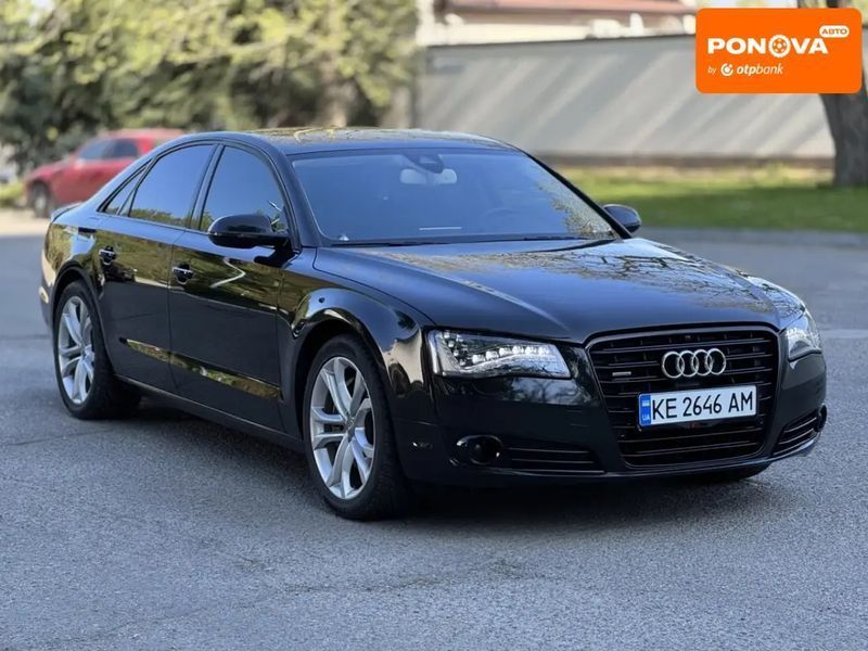 Audi A8, 2010 р., Бензин, 211 тис. км, Седан, Чорний, Дніпро (Дніпропетровськ) AT-10418232 фото