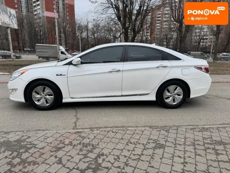 Hyundai Sonata, 2014 г., Гібрид (MHEV), 112 тыс. км, Седан, Белый, Днепр (Днепропетровск) AT-10418051 фото