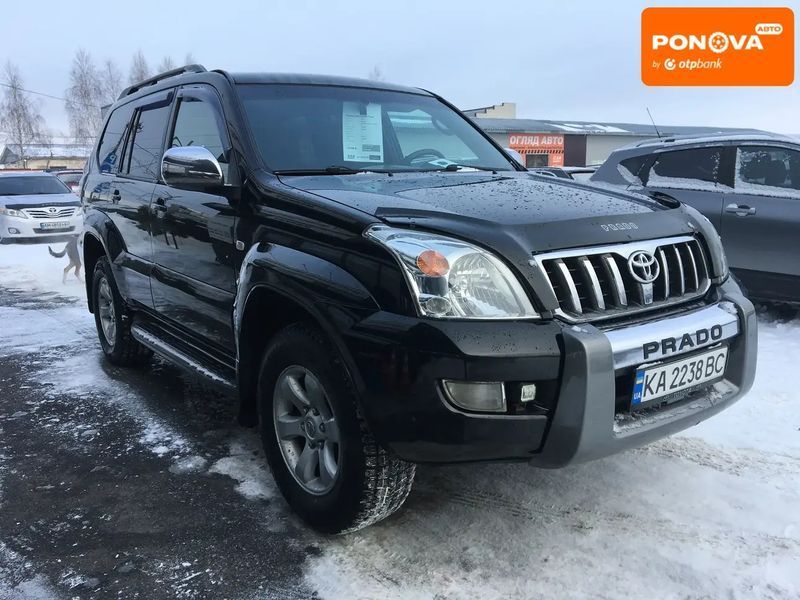 Toyota Land Cruiser Prado, 2004 г., Газ пропан-бутан / Бензин, 349 тыс. км, Внедорожник / Кроссовер, Чорный, Житомир AT-10414544 фото