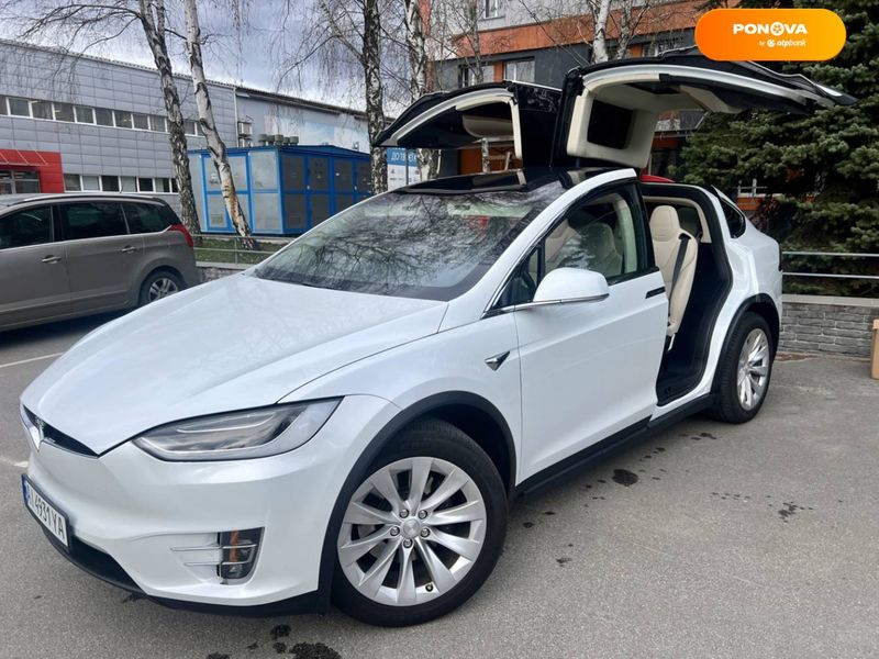 Tesla Model X, 2018, Електро, 39 тис. км, Позашляховик / Кросовер, Білий, Київ Cars-Pr-58990 фото