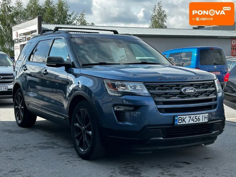 Ford Explorer, 2018 р., Газ пропан-бутан / Бензин, 260 тис. км, Позашляховик / Кросовер, Синій, Житомир AT-10417797 фото