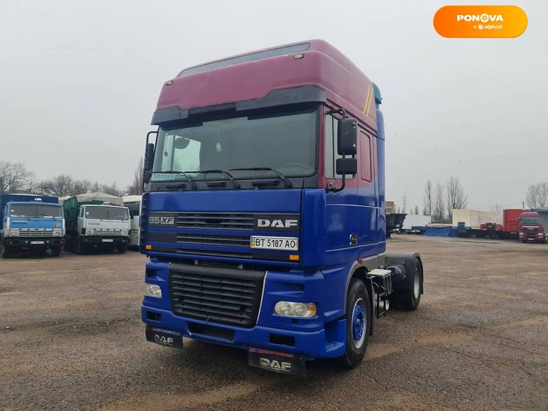 DAF XF 95, 2000, Дизель, 12.9 л., 999 тыс. км, Тягач, Синий, Винница 38464 фото